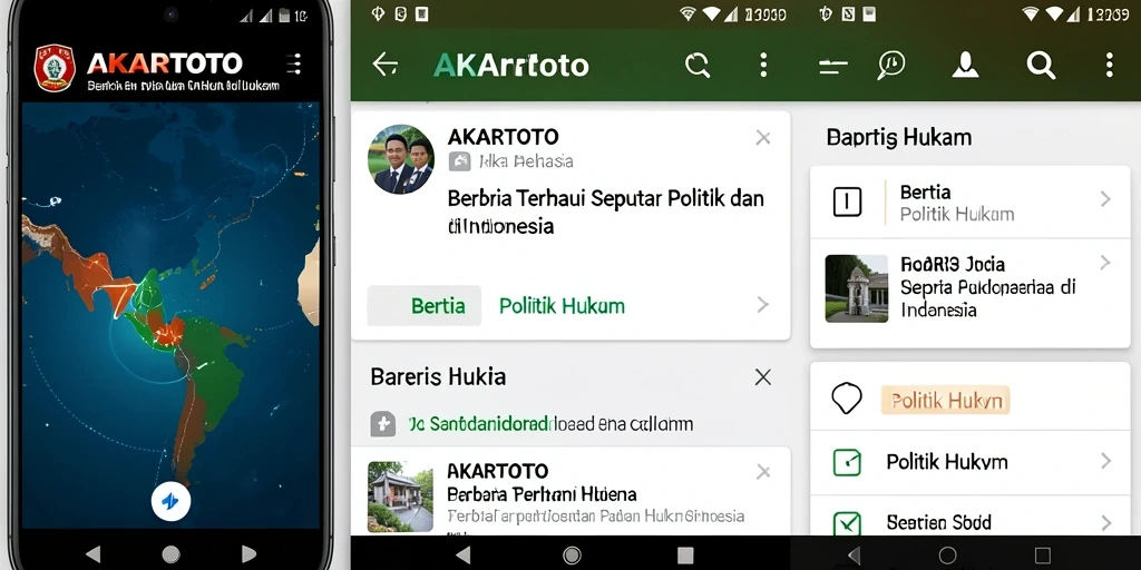 Tampilan antarmuka AKARTOTO yang informatif dan user-friendly.