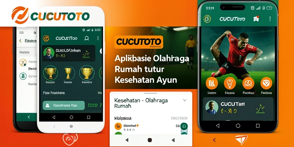 Tampilan antarmuka CUCUTOTO yang ramah pengguna untuk olahraga rumah.