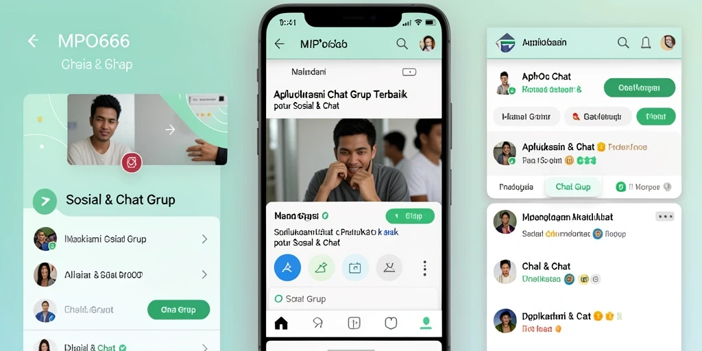 Antarmuka MPO666 yang intuitif untuk Chat Grup.