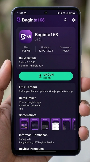 Cara Mudah Unduh dan Instal APK baginta168
