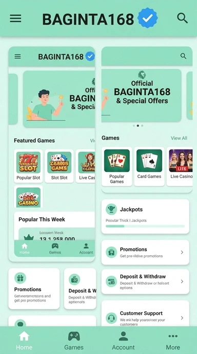 Kanal Resmi Baginta168 untuk Pengguna Android